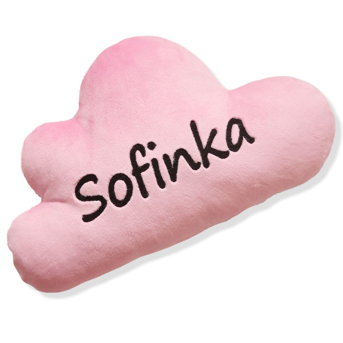 Mini polštář mráček - růžový se jménem Sofinka